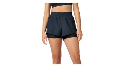 Short 2-en-1 Brooks Dash Noir Femme