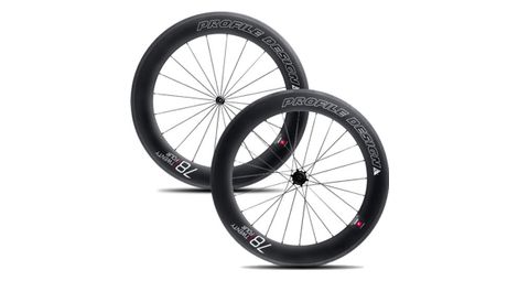 Paire de roues a boyau profile design 78 twenty four