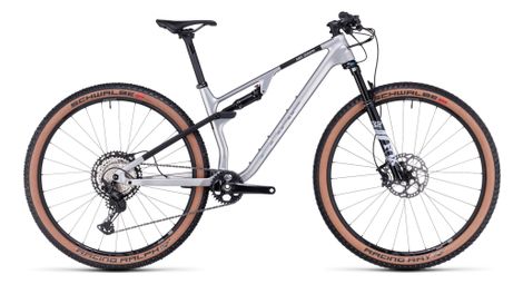 Cube ams zero99 c:68x race 29 mtb a sospensione completa shimano xt 12s 29'' argento 2023 xl / 184-196 cm