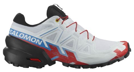 Zapatillas de trail para mujer salomon speedcross 6 blanco rojo 36