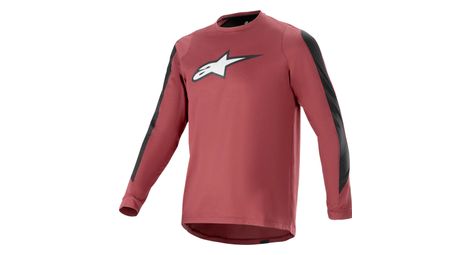 alpinestars a dura dri astar bordeaux long sleeve jersey