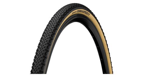 Pneu gravel continental terra speed 650b tubeless ready souple protection blackchili compound flancs cream e bike e25