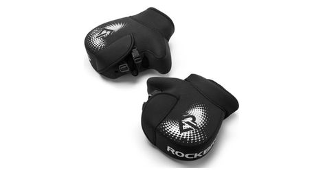 Paire de gants chauds coupe-vent en polaire noir