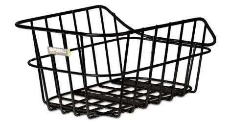 Basil panier à vélo cento avec support de porte-bagages 45 x 33 x 21 cm - noir