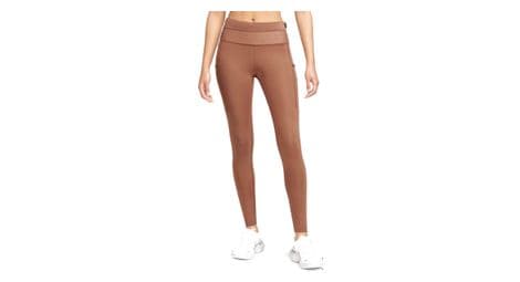 Mallas largas nike dri-fit epic luxe trail rosa para mujer