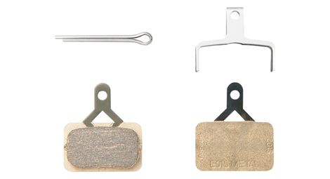 Plaquettes de Freins à Disque SHIMANO E01S BR-M575 / BR-M486 / BR-M485 Metaliques