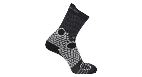 Chaussettes salomon s lab ultra crew noir gris unisex