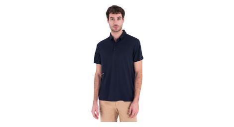 Polo manches courtes icebreaker merino 150 tech lite iii bleu