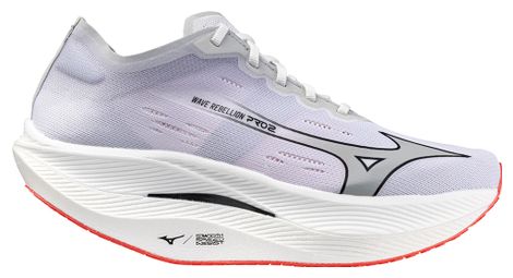 Produit Reconditionné - Chaussures de Running Mizuno Wave Rebellion Pro 2 Blanc Rouge Homme