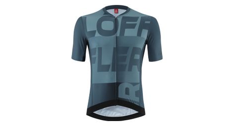Loeffler maillot cycliste à manches courtes M Bike Jersey FZ Signature Mid Dark Petrol - Bleu