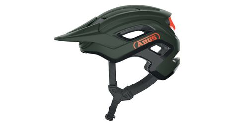 Abus cliffhanger mtb-helm dunkelgrün