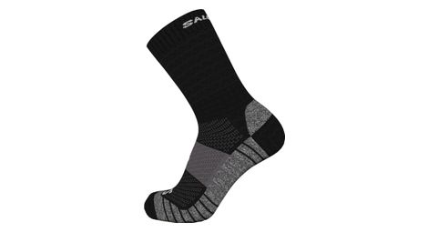 Chaussettes salomon aero crew noir unisex
