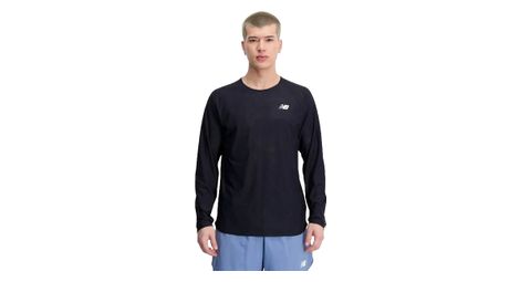 New balance q speed long sleeve jersey black s