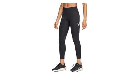 Nike dri-fit swossh fast women's long tights black