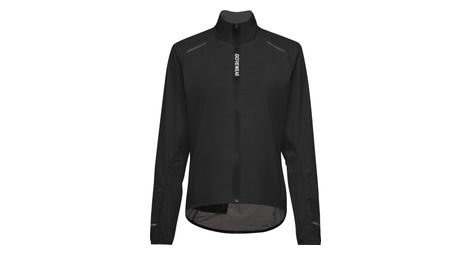 Chaqueta cortaviento gore-wear spinshift negra para mujer