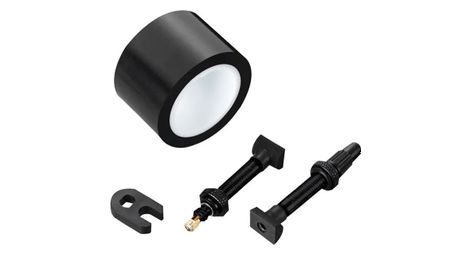 Kit tubeless zipp fond de jante 26mm + 2 valves presta 80mm