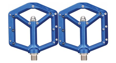 Paires de pedales plates spank spike reboot bleu