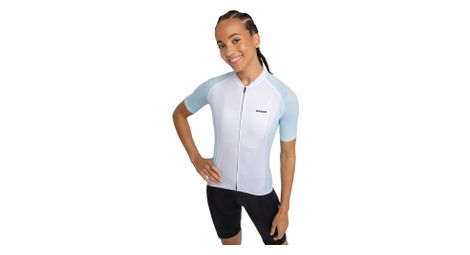 Maillot vélo ultraléger femme cyclisme m3 cielo blanc