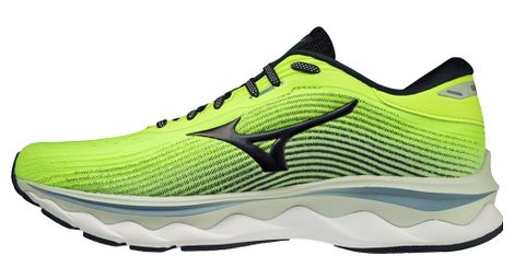 Chaussures de running mizuno wave sky 5 jaune