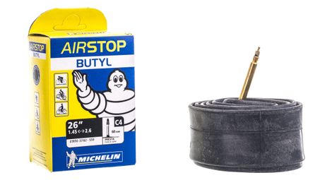 Michelin chambre a air vtt c4 airstop 26 valve presta 60 mm
