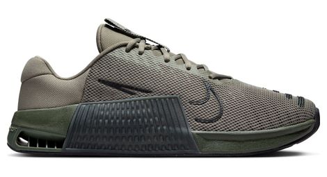 Zapatillas de entrenamiento nike metcon 9 caqui, hombre