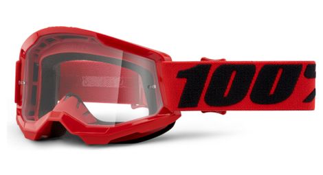 Masque enfant 100 strata 2 rouge verres clairs