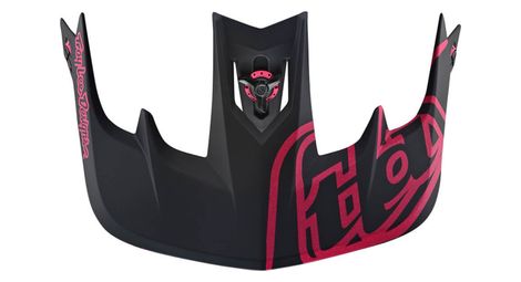 Visière troy lee designs stage stealth / noire / rose