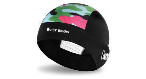 Bonnet d'été Anti UV Soie Glacée Sport Noir