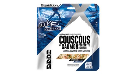 Pasto liofilizzato MX3 Couscous Salmone, Zucchine e Limone - 130g