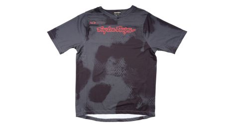 troy lee designs skyline youth black children s short sleeve jersey