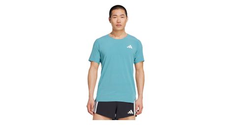 Maillot manches courtes adidas performance adizero bleu homme