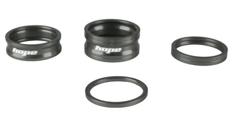 Kit entretoises de direction hope space doctor aluminium gris