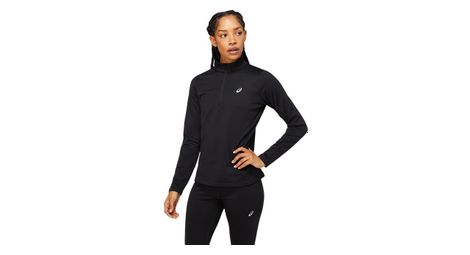 Haut thermique 1 2 zip asics core run noir femme