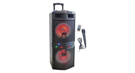 Enceinte karaoke trolley bluetooth 1000w