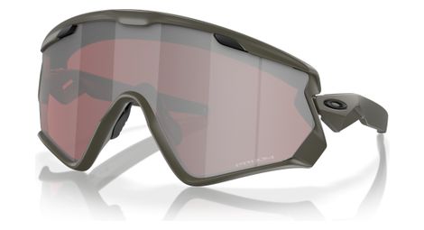 Lunettes oakley wind jacket 2.0 matte olive/ prizm snow black iridium/ ref: oo9418-2645