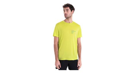 T shirt technique icebreaker merinos 150 tech lite iii natural run club 2 0 jaune