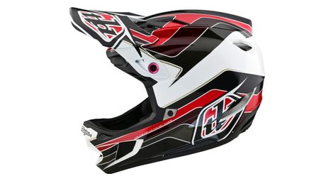 Casco integrale troy lee designs d4 polyacrylite grigio/rosso