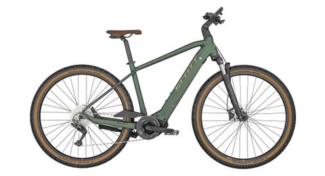 Scott sub cross eride 10 men hybrid bike shimano deore 10s 625 wh 29'' green