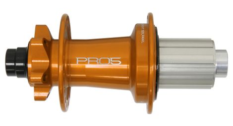 Buje trasero hope pro 5 32 agujeros | boost 12x148 mm | 6 agujeros | naranja sram xd