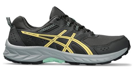Asics gel venture 9 grey yellow trail running shoes