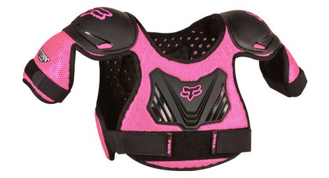 fox titan roost kinder  p protektoren  p jacke schwarz pink