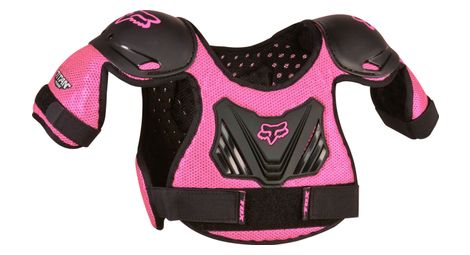 Veste de protection enfant fox titan roost noir/rose