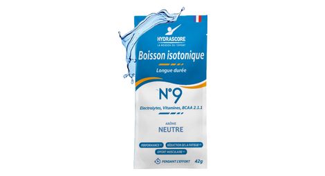 Boisson Isotonique Hydrascore N°9 - Neutre - 42 g