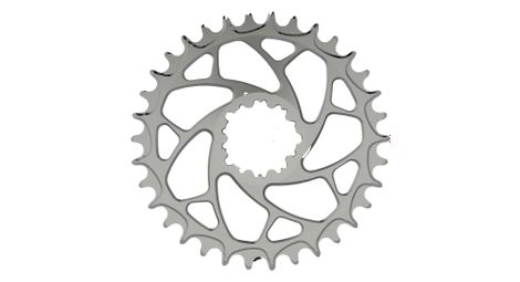 Plateau alugear rond elm direct mount sram 3 vis 10/11/12 vitesses argent