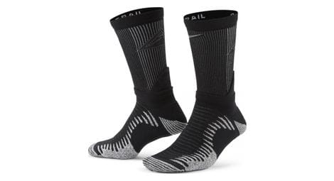 Nike trail running crew socks black unisex