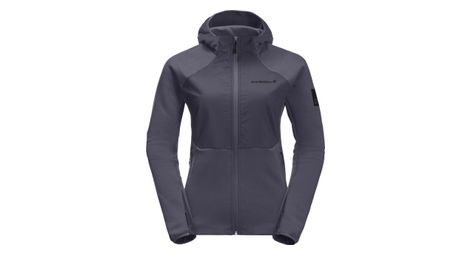 Polaire jack wolfskin tasman cloud gris femme