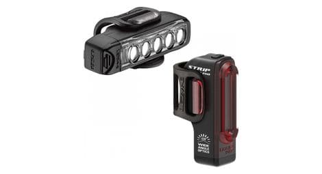 Paire d'éclairages lezyne strip drive pair noir