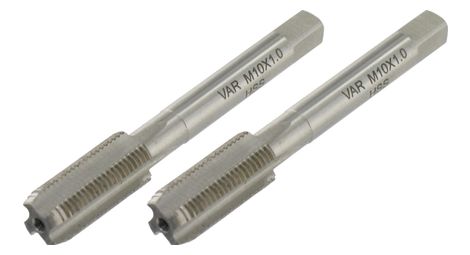 Jeu de 2 tarauds var 10x100 mm pour patte de dérailleur