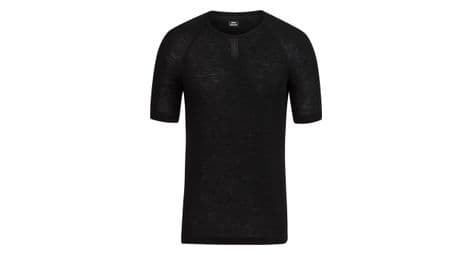 Maillot de manga corta rapha merino negro