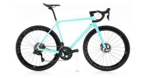 Produit reconditionné · Bianchi Specialissima Di2 12V · Bleu / Vélo de route | Très bon état